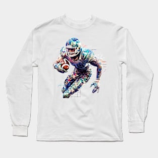 American Football Sport Game Champion Competition Abstract Long Sleeve T-Shirt